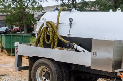 Trailer Septic Pumping