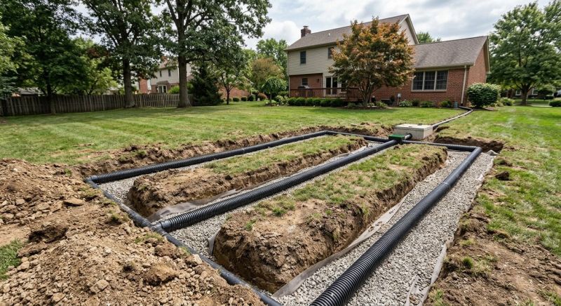 Leach Field Installation in San Antonio, TX
